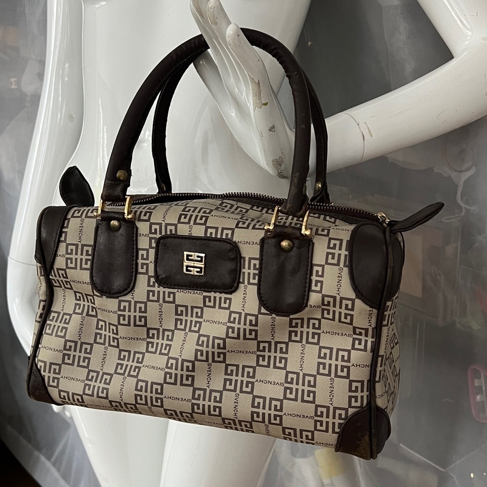 Givenchy Vintage Top Double Handle Zip Top Boston Bag - Picture 13 of 14